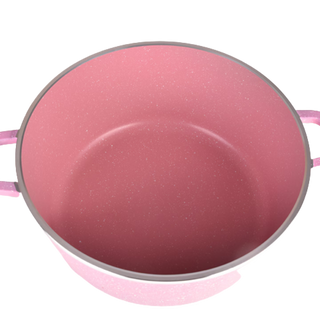 DSP CA001-S01 Grydesæt – 9 dele | Emaljeret | Rosa