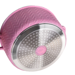 DSP CA001-S01 Grydesæt – 9 dele | Emaljeret | Rosa