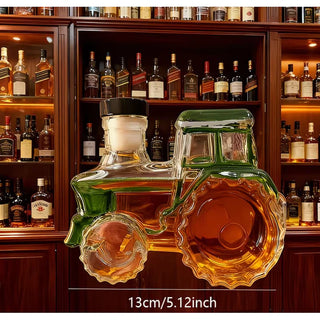Whiskydekanter Traktor 300 ml – Håndblæst Borosilikatglas