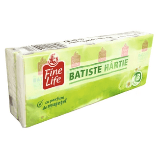 Fine Life Kamille lommetørklæder 3 Lag, 10 stk.
