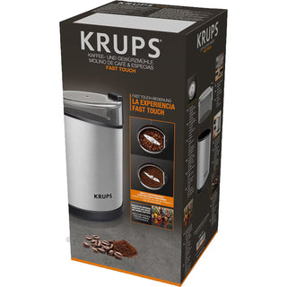 KRUPS GX204D10 Kaffekværn 200W 75g – Sølv/Sort
