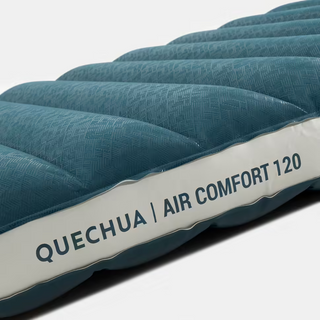 Dobbelt luftmadras Air Comfort, 120 cm, Blå/Hvid