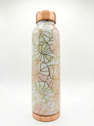 Kobberflaske Lotus 1 L – Håndlavet i 99,8 % Kobber