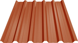 T35, Ståltag, Blank, Med Antikondensdug, Til facader/Tag, 0,50 mm