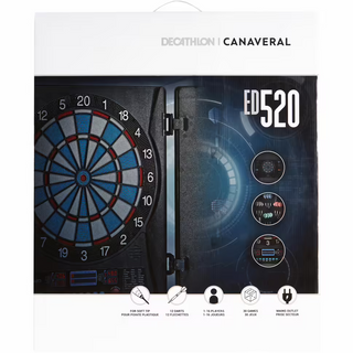 Elektronisk Dartskive ED520 – Med Display & 30 Spil – Perfekt til Begyndere