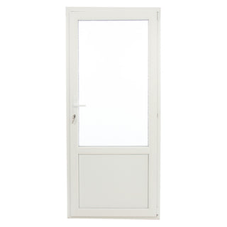 Yderdør i PVC med termorude 2/3, type 2, 4-kammer, PVC-tærskel, højre, 87×197 cm