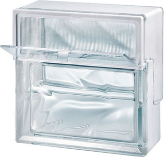 Fuchs Design ventilationssten 19 × 19 × 8 cm vist med åben ventilationsklap