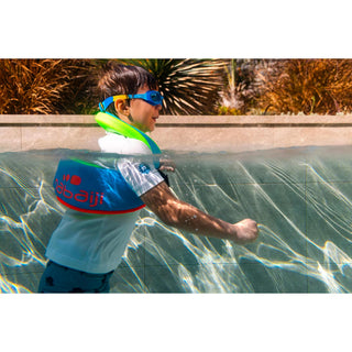 SWIMVEST Skumsvømmevest til Børn – Blå/Grøn